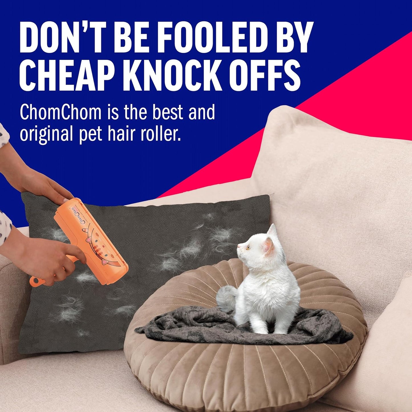 ChomChom Roller Pet Hair Remover – Cat Pattern