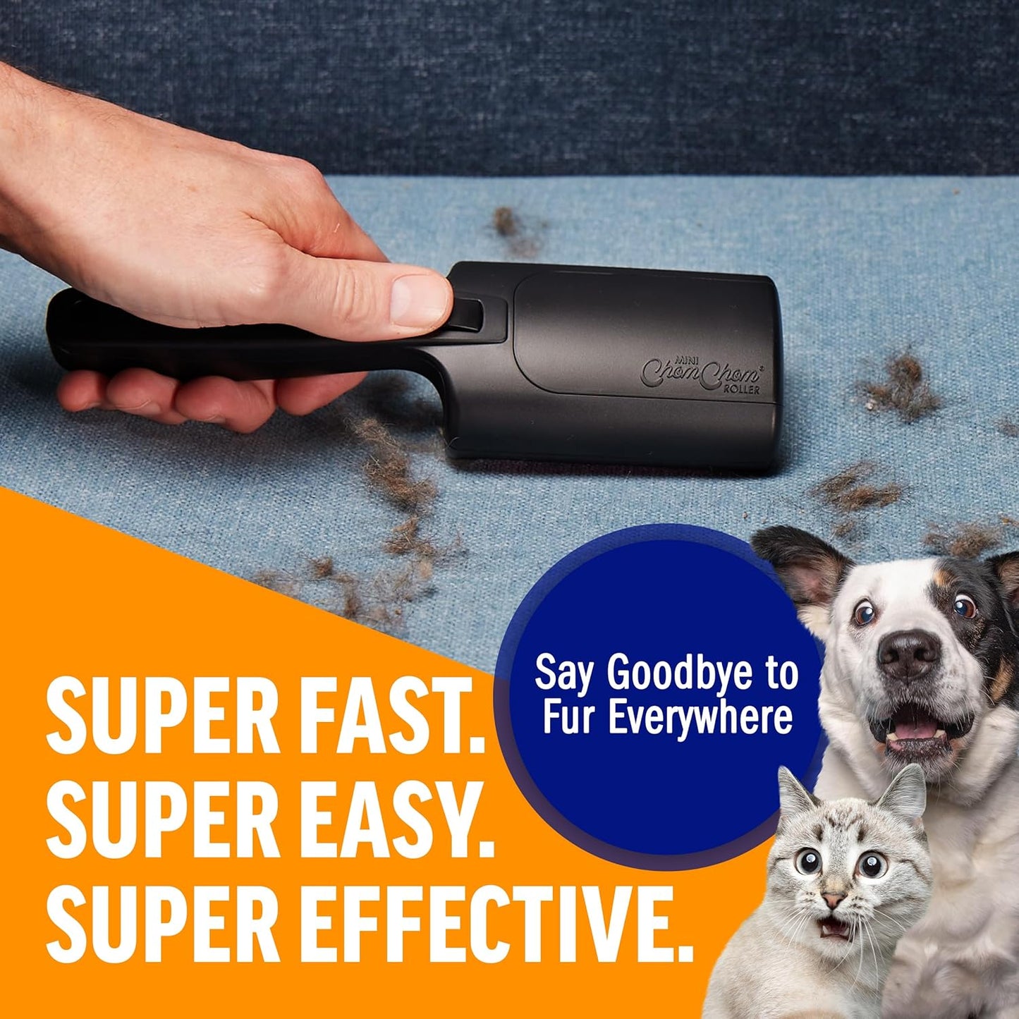 ChomChom Roller Pet Hair Remover – Black Matte