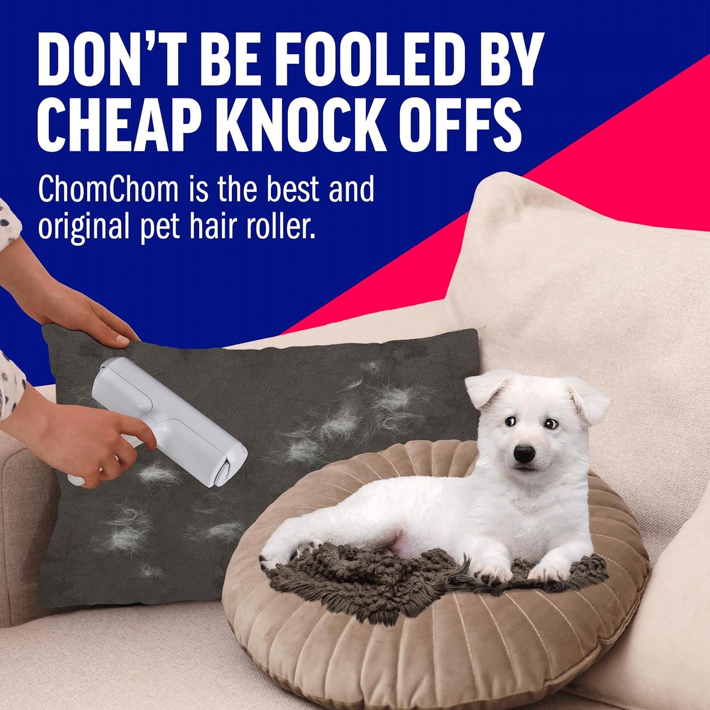 ChomChom Roller Pet Hair Remover – White