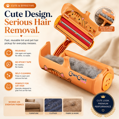 ChomChom Roller Pet Hair Remover – Cat Pattern