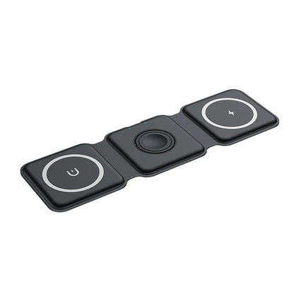3-in-1 Magnetic Multi-function Charger Folding Wireless Charger for Xiaomi  Apple Phone Headset Watch Airpods Charger