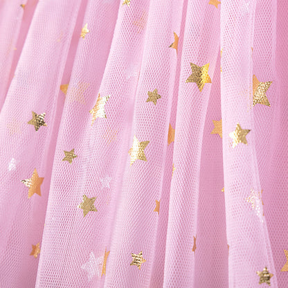 Summer Kids Dress Cute Tulle Baby Dress  Children's Princess Dress