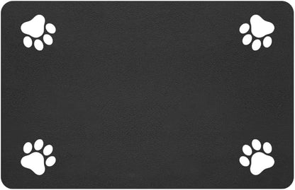 Pet Feeding Mat - Black main
