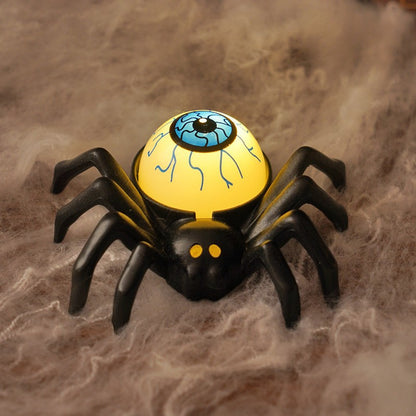Halloween Spider LED Electronic Candle Light, Fake Spider Night Light, Party Horror Atmosphere Prop Lamp