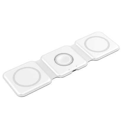 3-in-1 Magnetic Multi-function Charger Folding Wireless Charger for Xiaomi  Apple Phone Headset Watch Airpods Charger