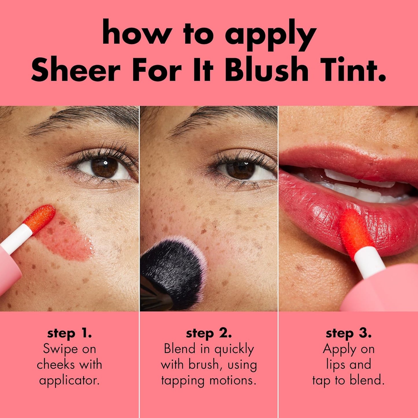 Sheer For It Blush Tint – Left on Red