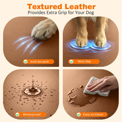Dog Car Seat Cover for Pets - Brown (Size: Standard - 54" Length)