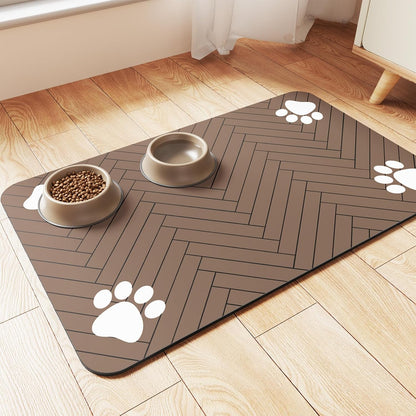 Pet Feeding Mat - Coffee main