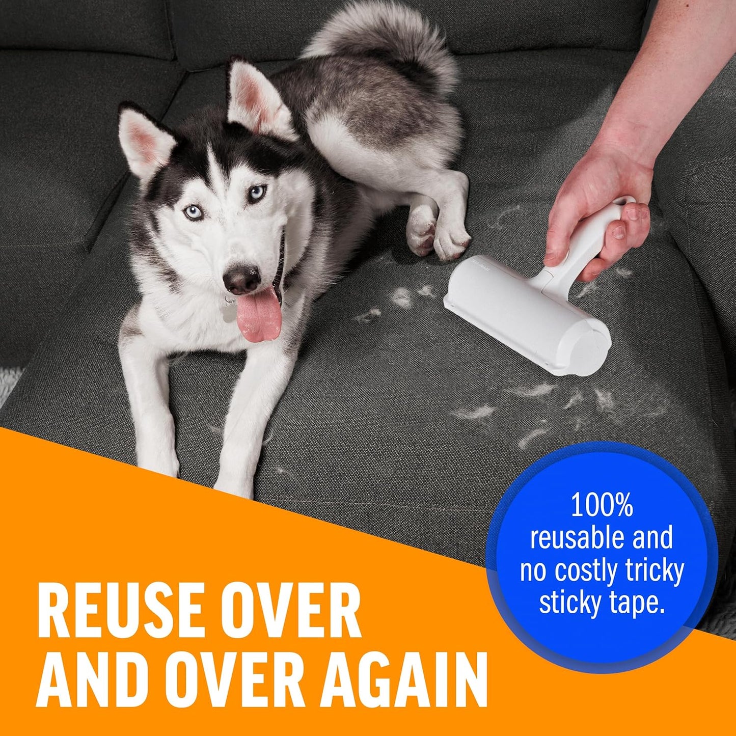 ChomChom Roller Pet Hair Remover – White