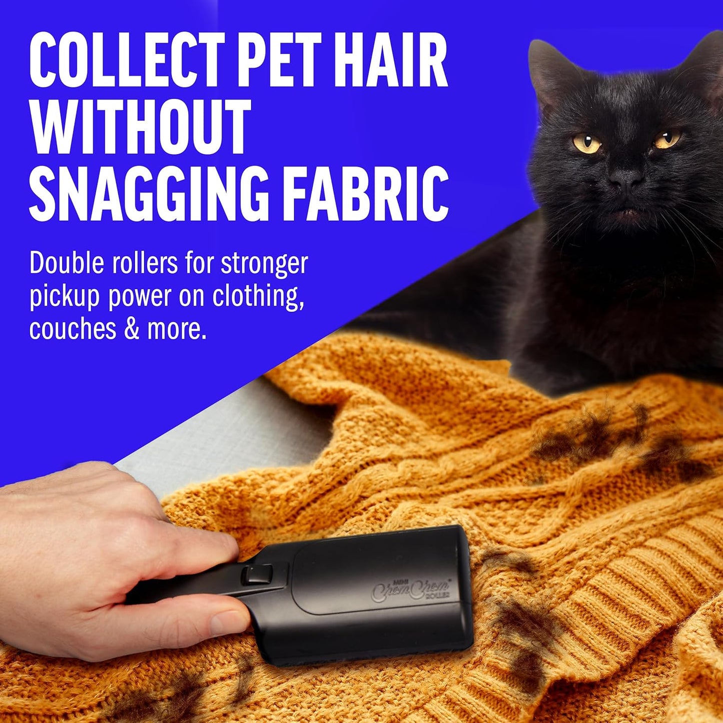 ChomChom Roller Pet Hair Remover – Black Matte