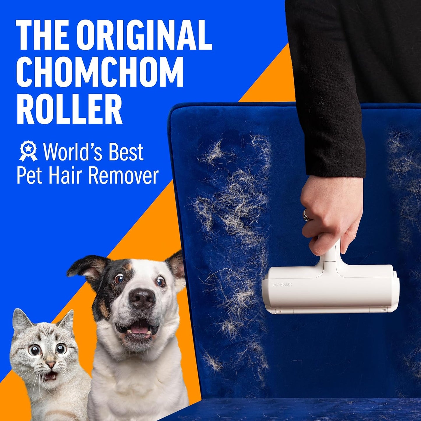 ChomChom Roller Pet Hair Remover – White
