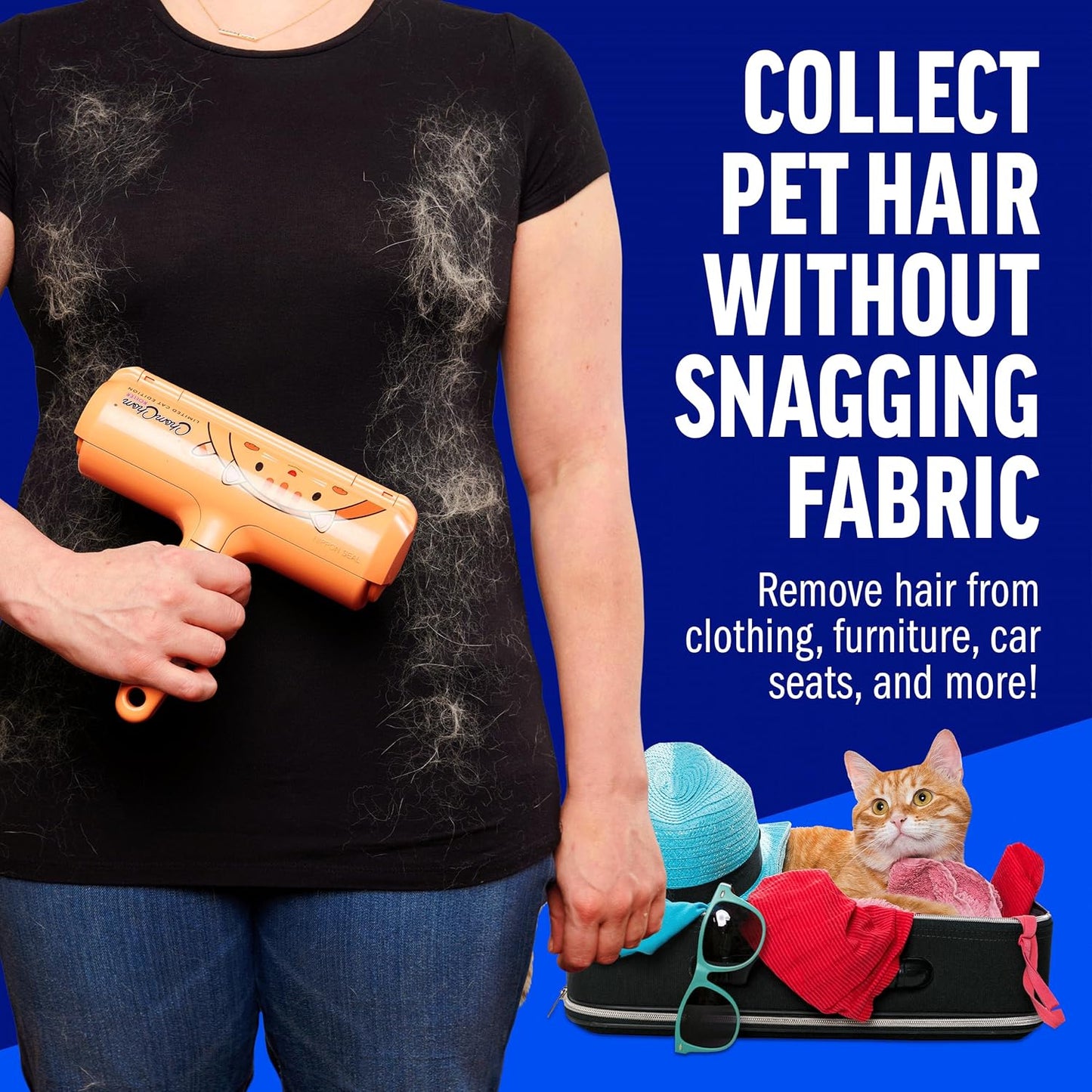 ChomChom Roller Pet Hair Remover – Cat Pattern