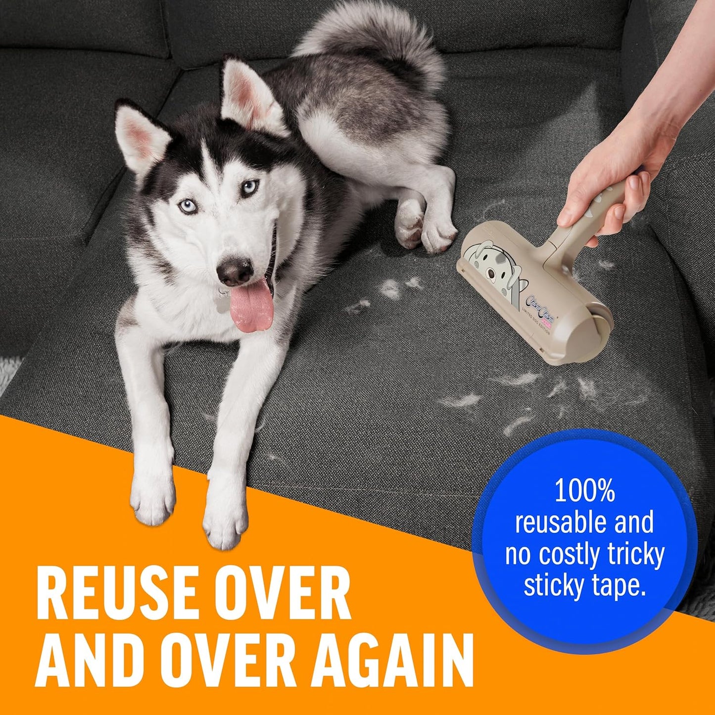 ChomChom Roller Pet Hair Remover – Dog Pattern