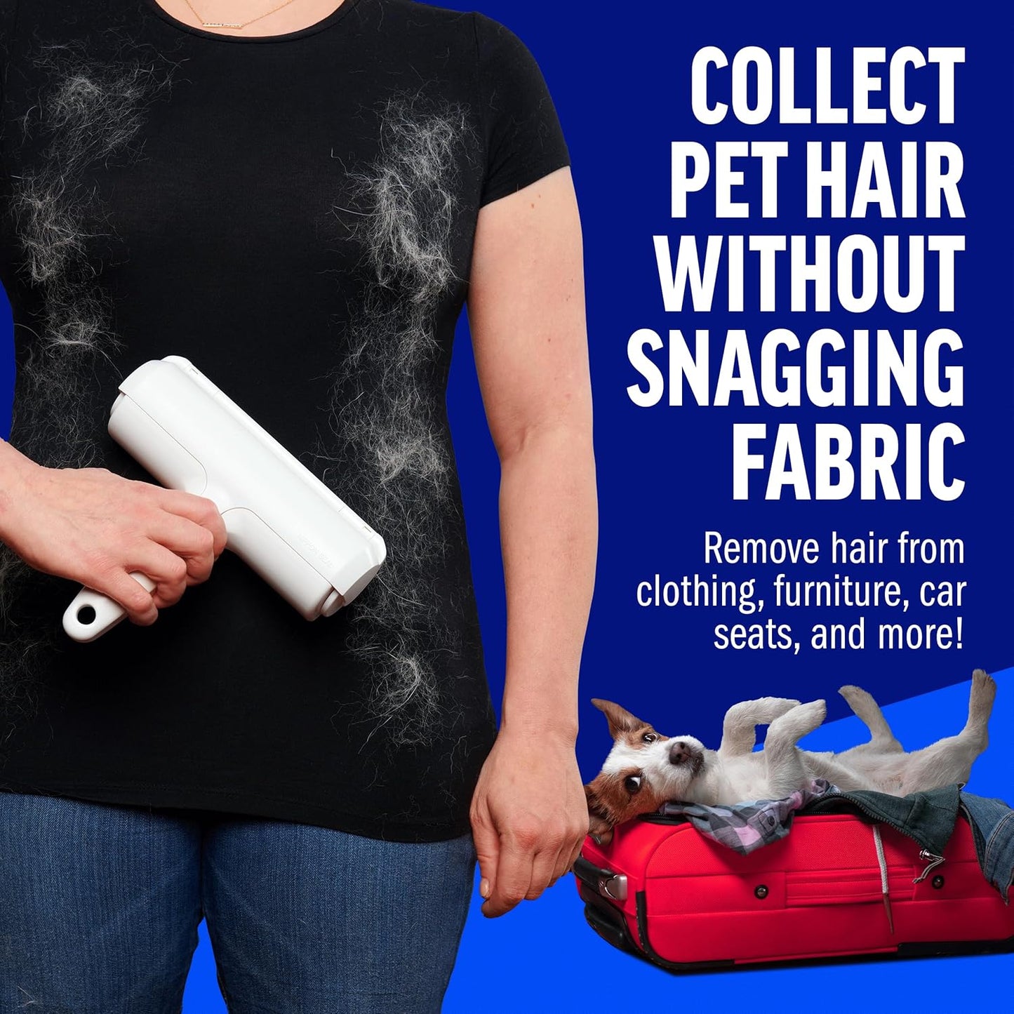 ChomChom Roller Pet Hair Remover – White