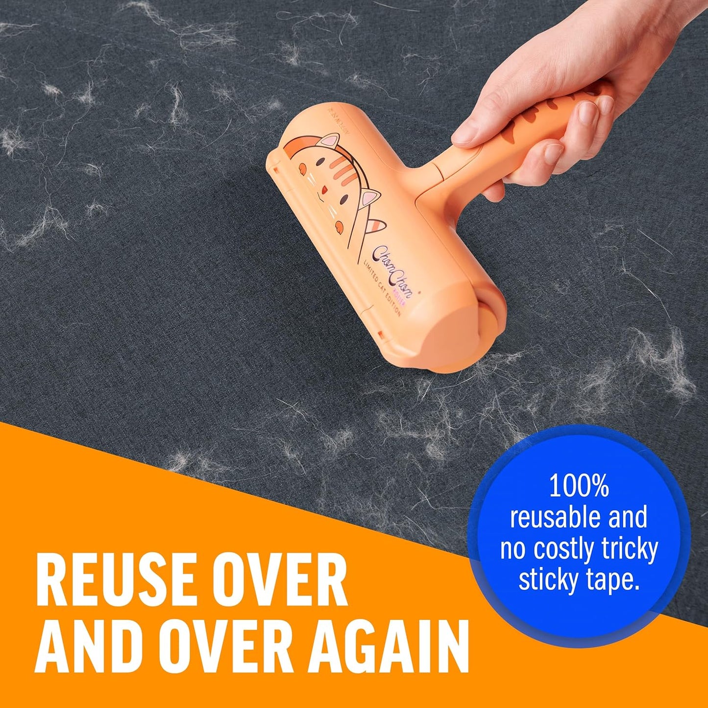 ChomChom Roller Pet Hair Remover – Cat Pattern