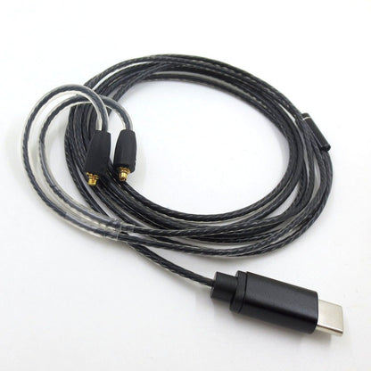 Type-C with microphone and tuning MMCX interface SE215 SE535 Shure headphone plug and unplug cable