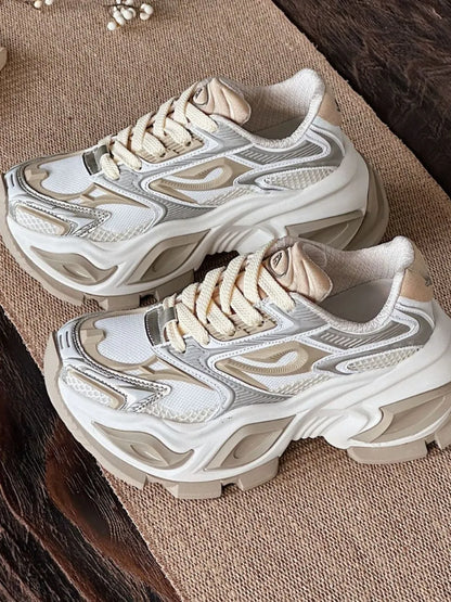 Breathable Chunky Platform Sneakers